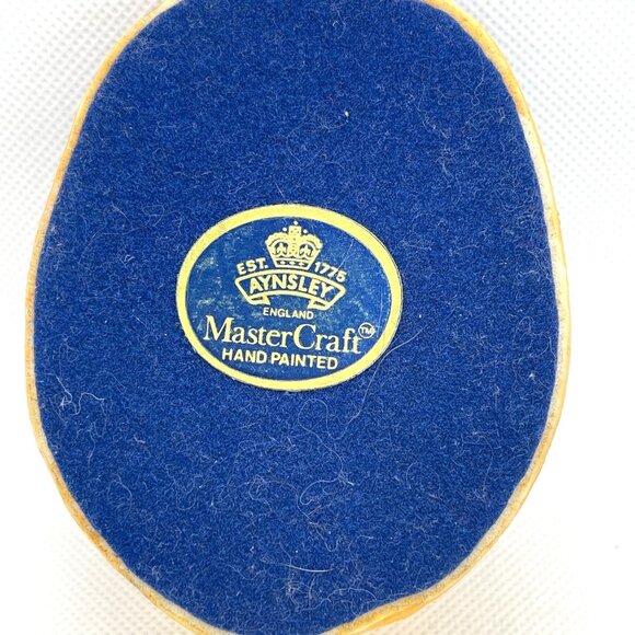 Aynsley MasterCraft Sleeping Grey Tiger Cat Kitty Kitten Hat Cap UK England VTG - Picture 4 of 9